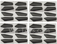 Wltoys Q636-B Parts-10-02 Q626-21 Main rotor blades,Propellers(32pcs),Wltoys Q636-B RC Quadcopter Drone Spare Parts Accessories,Wltoys Wltech Q636 Q636-B Replacement Accessories